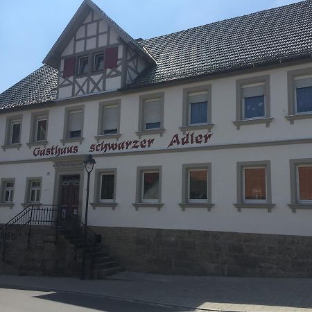 Landgasthof Zum Schwarzen Adler 마크트놀드하임 외부 사진